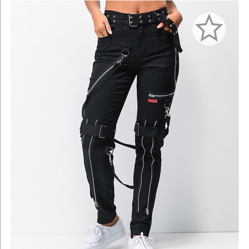 Tripp NYC Classic Black Bondage Pants